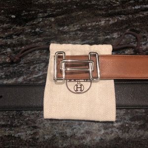HERMÈS SILVER RHYME 32MM BUCKLE
